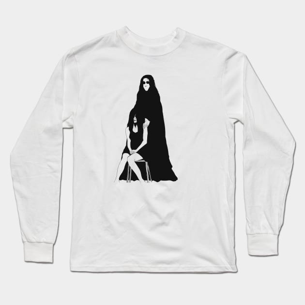 Mother of Plant (black) Long Sleeve T-Shirt by fennertoorac